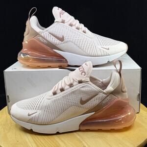 Womens Size 10 Nike Air Max 270 Pink White Trainer Sneakers HJ3222 600